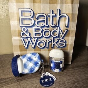 Crocs ClipPocketBac Holder and GinghamPocketBac Hand Sanitizer